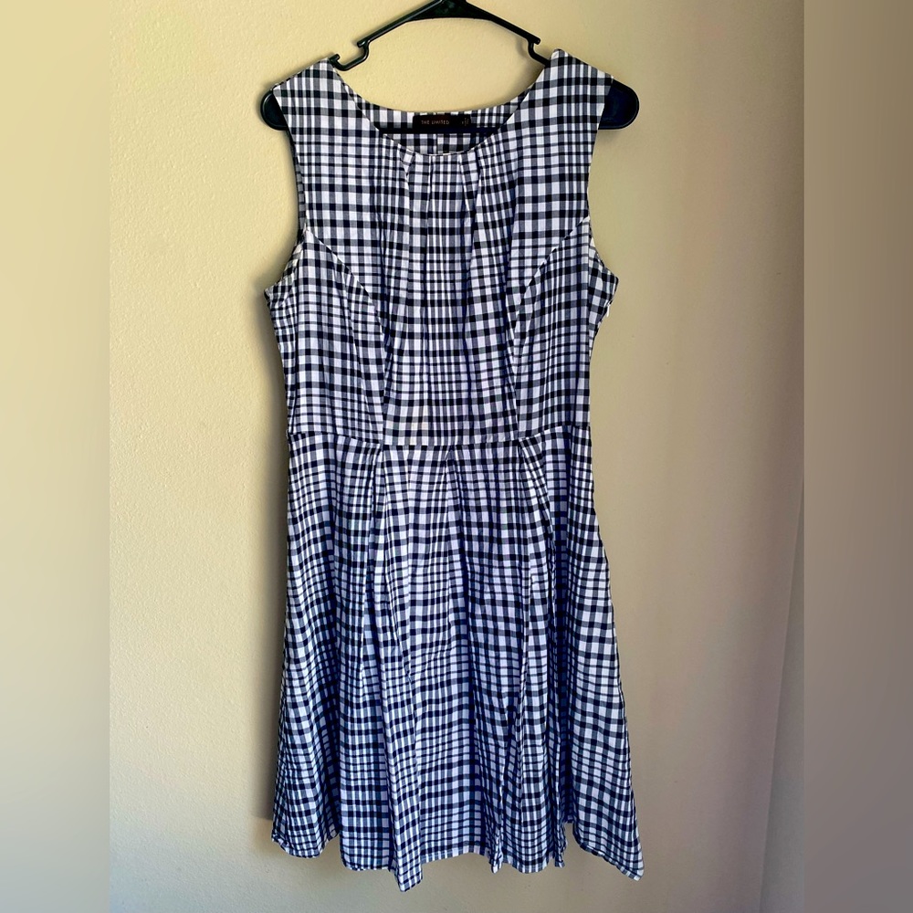 Limited cotton Sz 8 Gingham Farmhouse dress